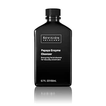 Revision Skincare Papaya Enzyme Cleanser, lifts away impurities, gently polishes away dead skin cells, and nourishes skin with vitamins and minerals, leaves skin clean and moisture-balanced, 6.7 fl oz