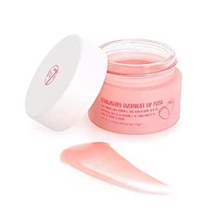 W7 Sweet Dreams Overnight Strawberry Lip Mask - Vitamin E, Aloe Vera and Grape Seed Oil - For Hydrated, Full Looking & Irresistible Lips