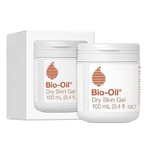 Bio-Oil Dry Skin Gel, Face and Body Moisturizer, Fast Absorbing Hydration, with Soothing Emollients and Vitamin B3, Non-Comedogenic, 3.4 oz
