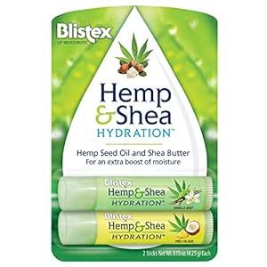 Blistex Hemp & Shea Hydration, 2 count